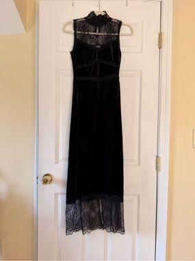 Lost + Wander Black Lace Dress